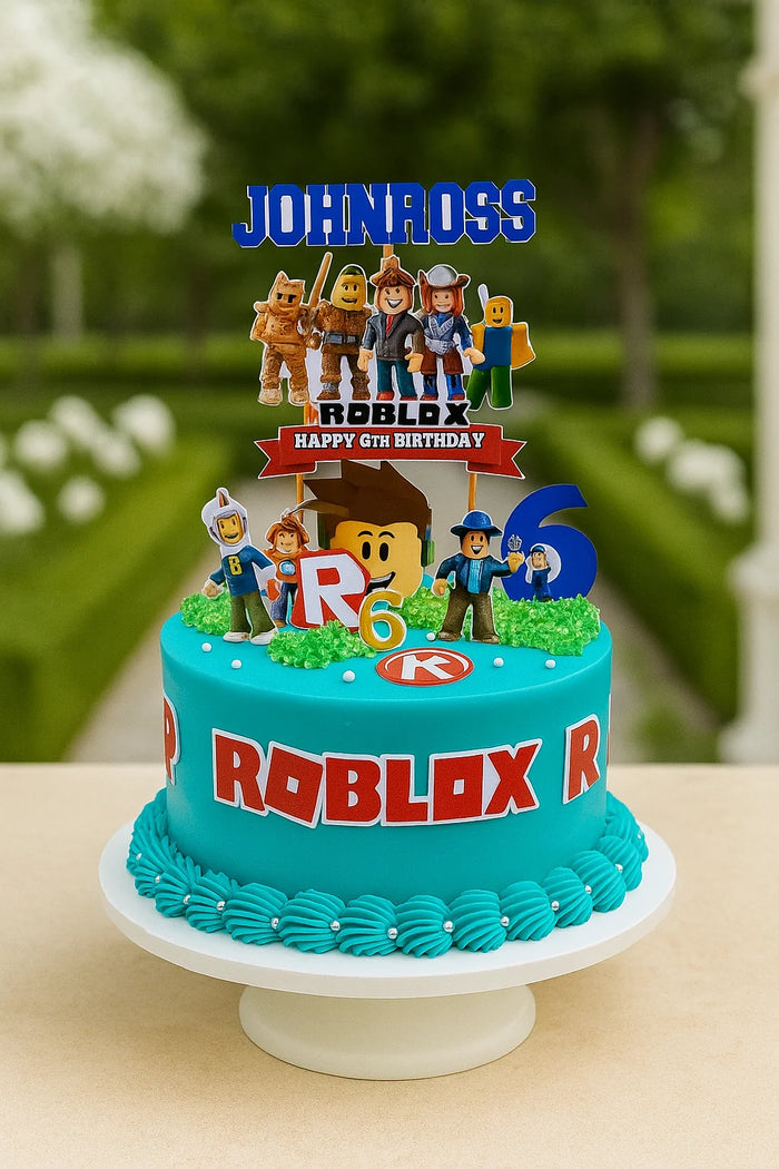 Roblox Theme Birthday Cake