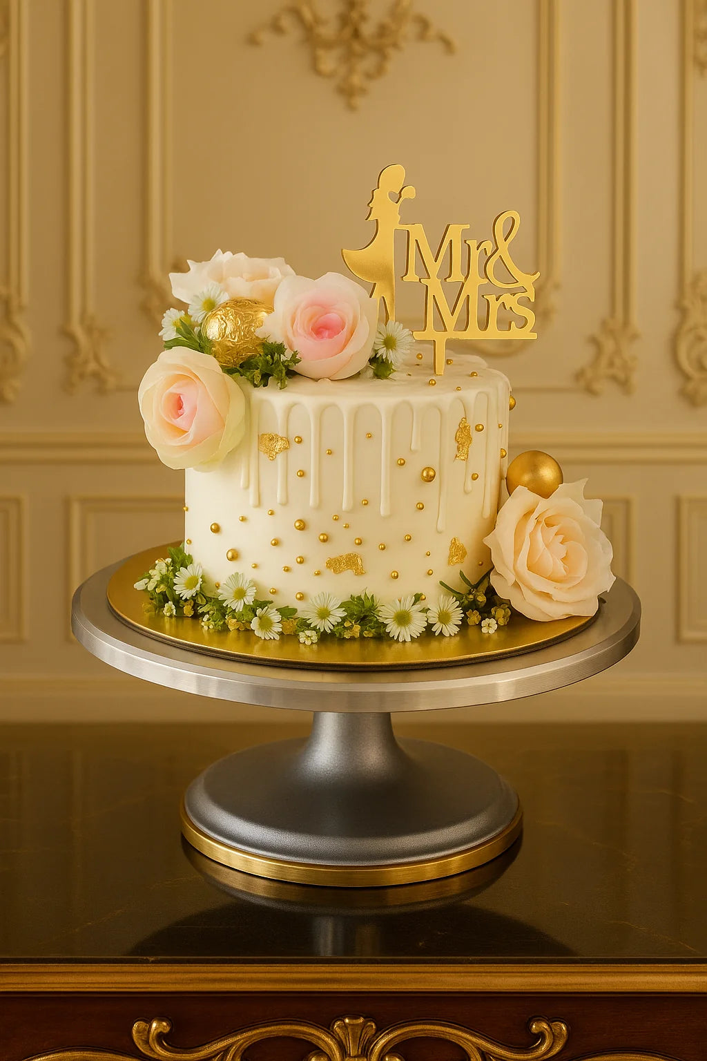 Romantic Anniversary Aura Cake in Meerut-The Baking Kaur