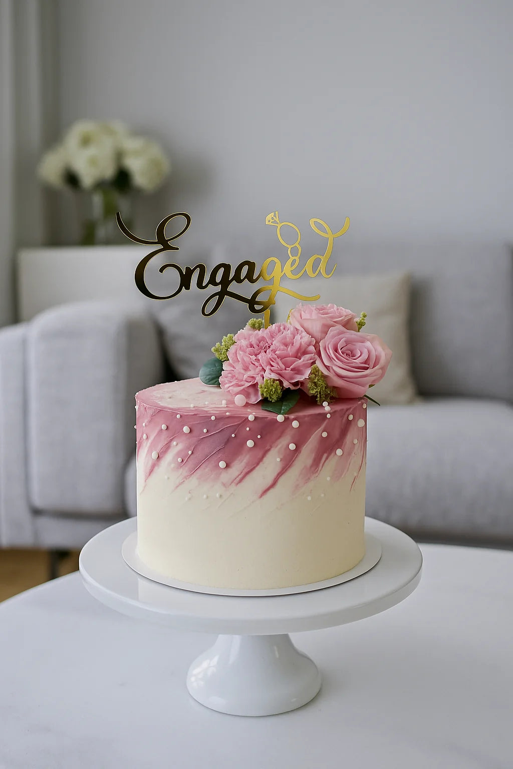 Romantic Forever Anniversary Cake in Meerut-The Baking Kaur