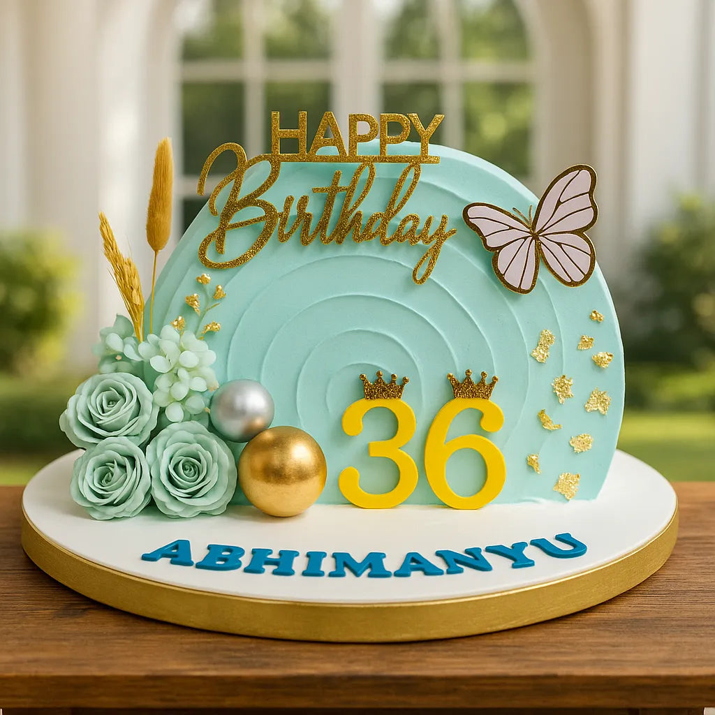 Romantic Spirit Birthday Cake