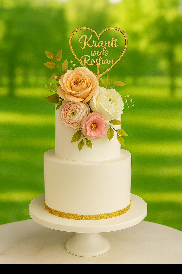 Rose Quartz Wedding Cake