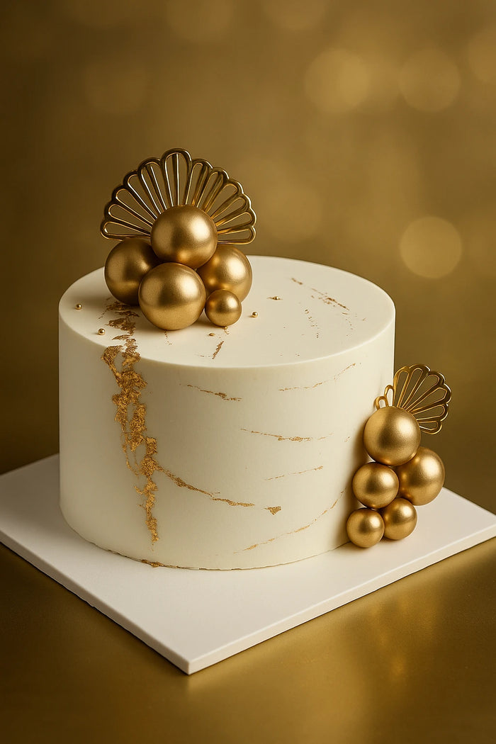 Royal Glow Birthday Cake