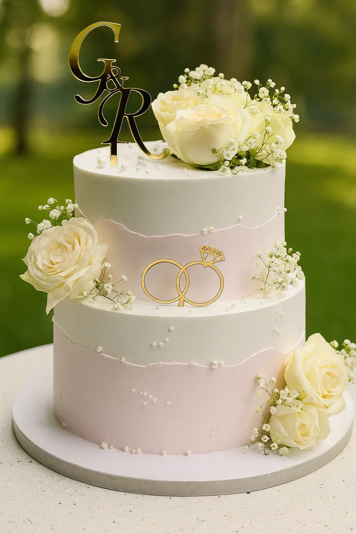 Soft Hue Wedding Cake