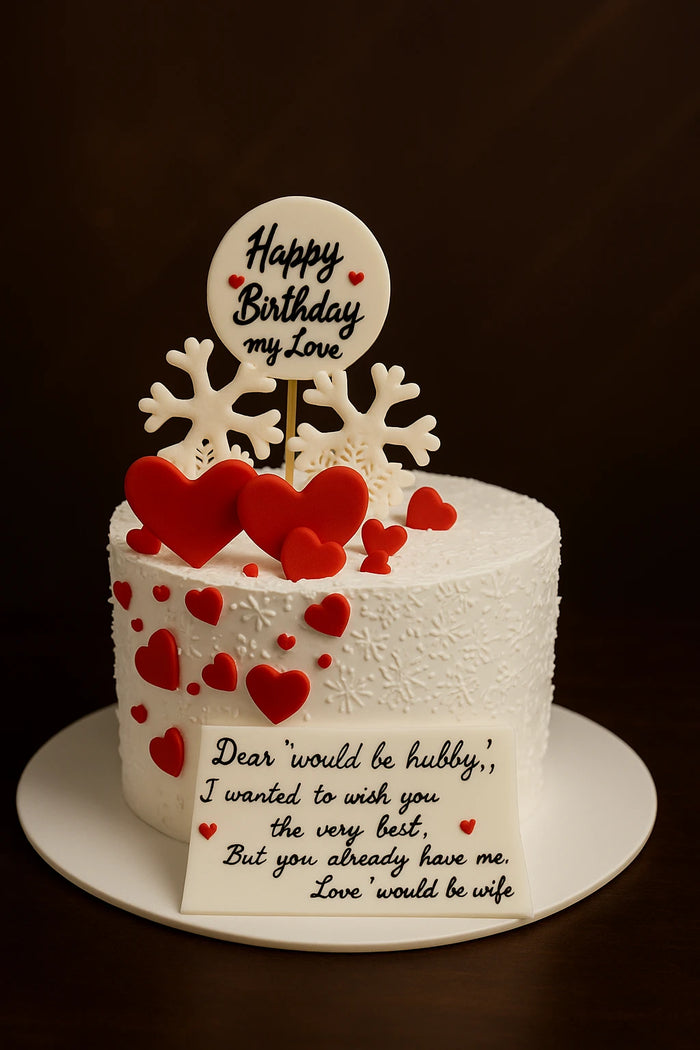 Soulmate Anniversary Surprise Cake