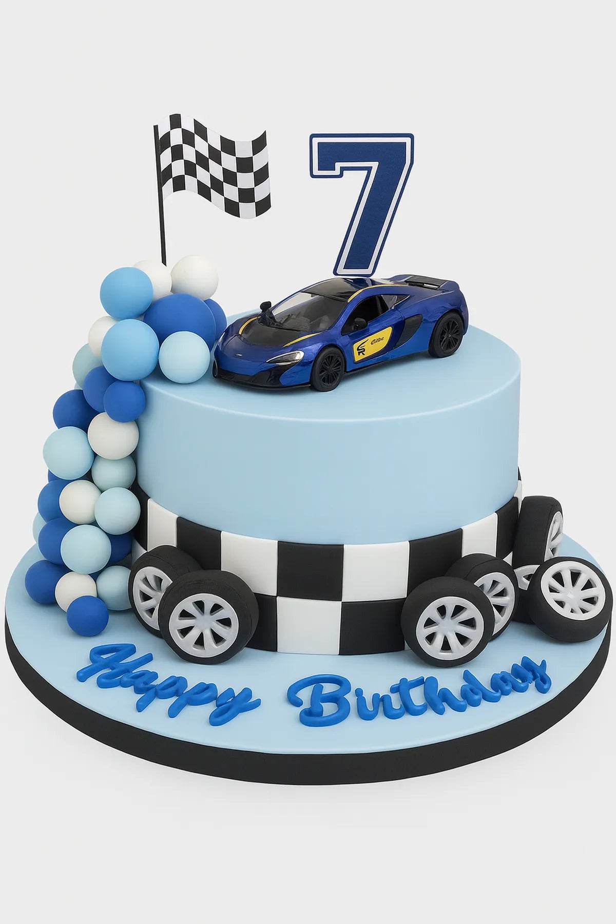 Sports Car Theme Cake in Meerut-The Baking Kaur