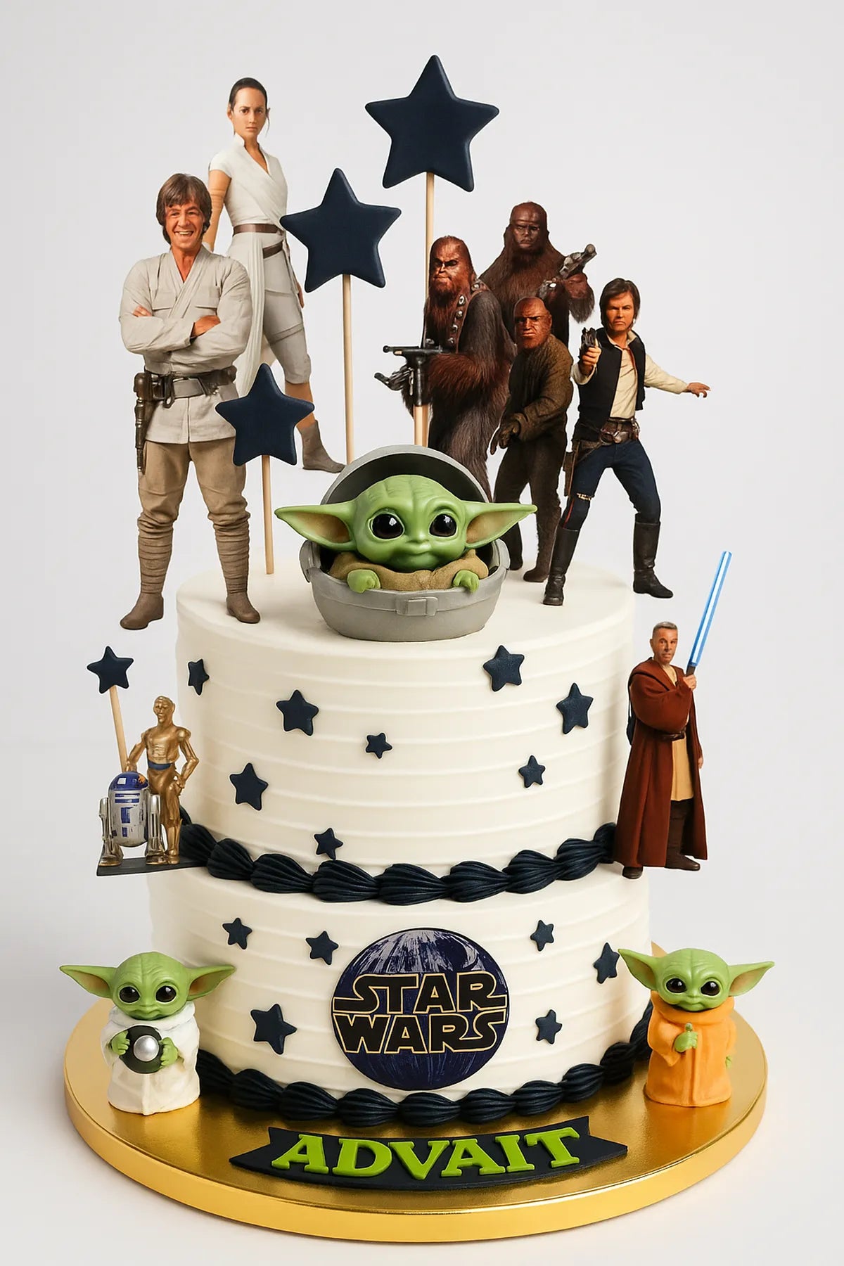Star Wars Galaxy Cake in Meerut-The Baking Kaur