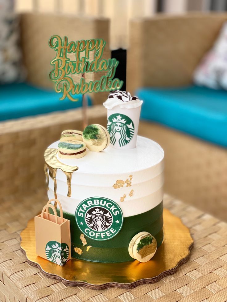 Starbucks-inspired coffee cake in Meerut by The Baking Kaur with mocha and caramel flavors