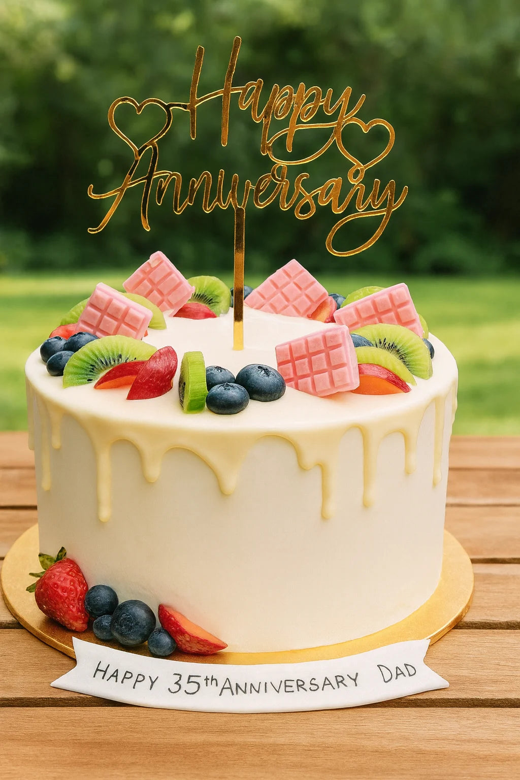 Strawberry Bliss Fresh Cream Cake