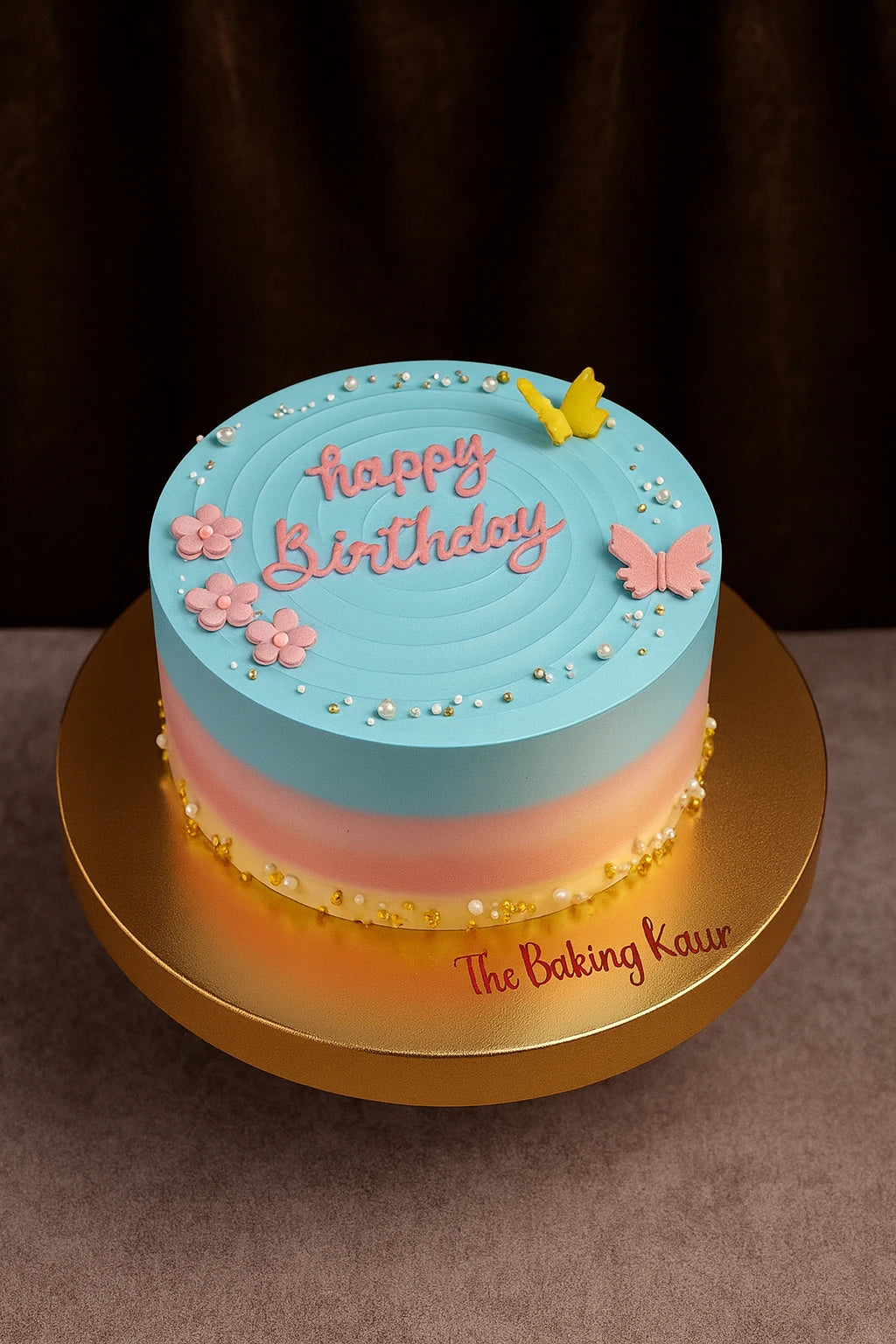 Supreme Wave Birthday Cake