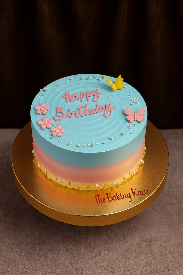 Supreme Wave Birthday Cake