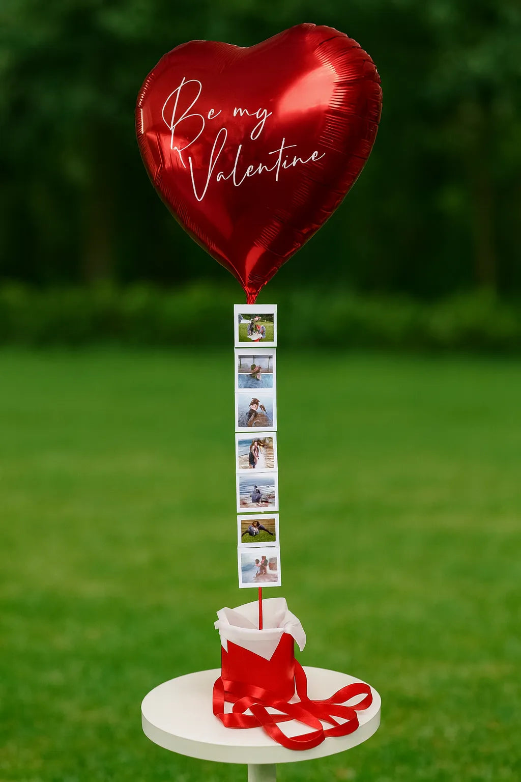 Sweet Love Cake Flowers & Balloon Gift