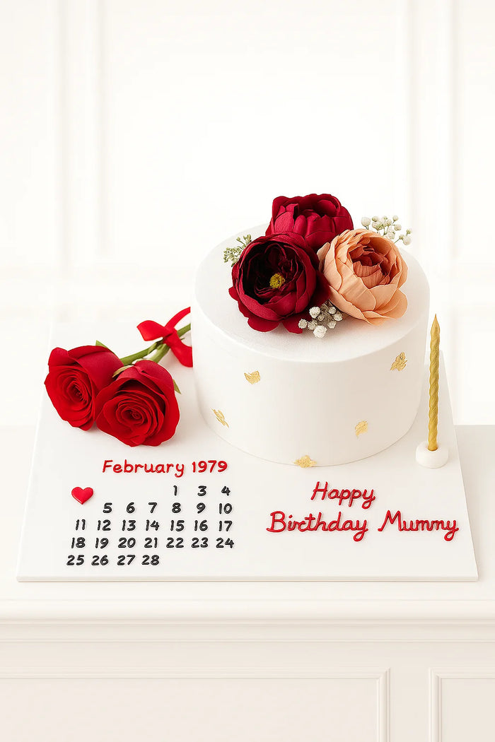 Timeless Together Anniversary Cake