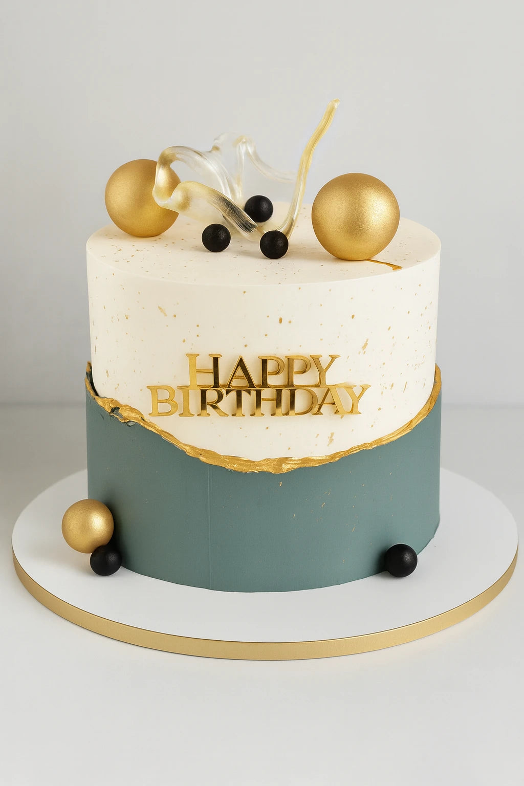 Trendy birthday cake by The Baking Kaur, Meerut – stylish and modern premium design.