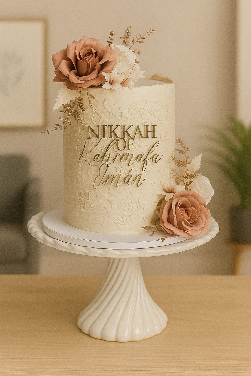 True Love Anniversary Cake in Meerut-The Baking Kaur