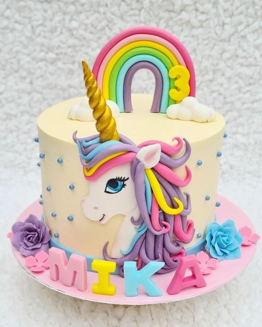Magical Unicorn Birthday Cake