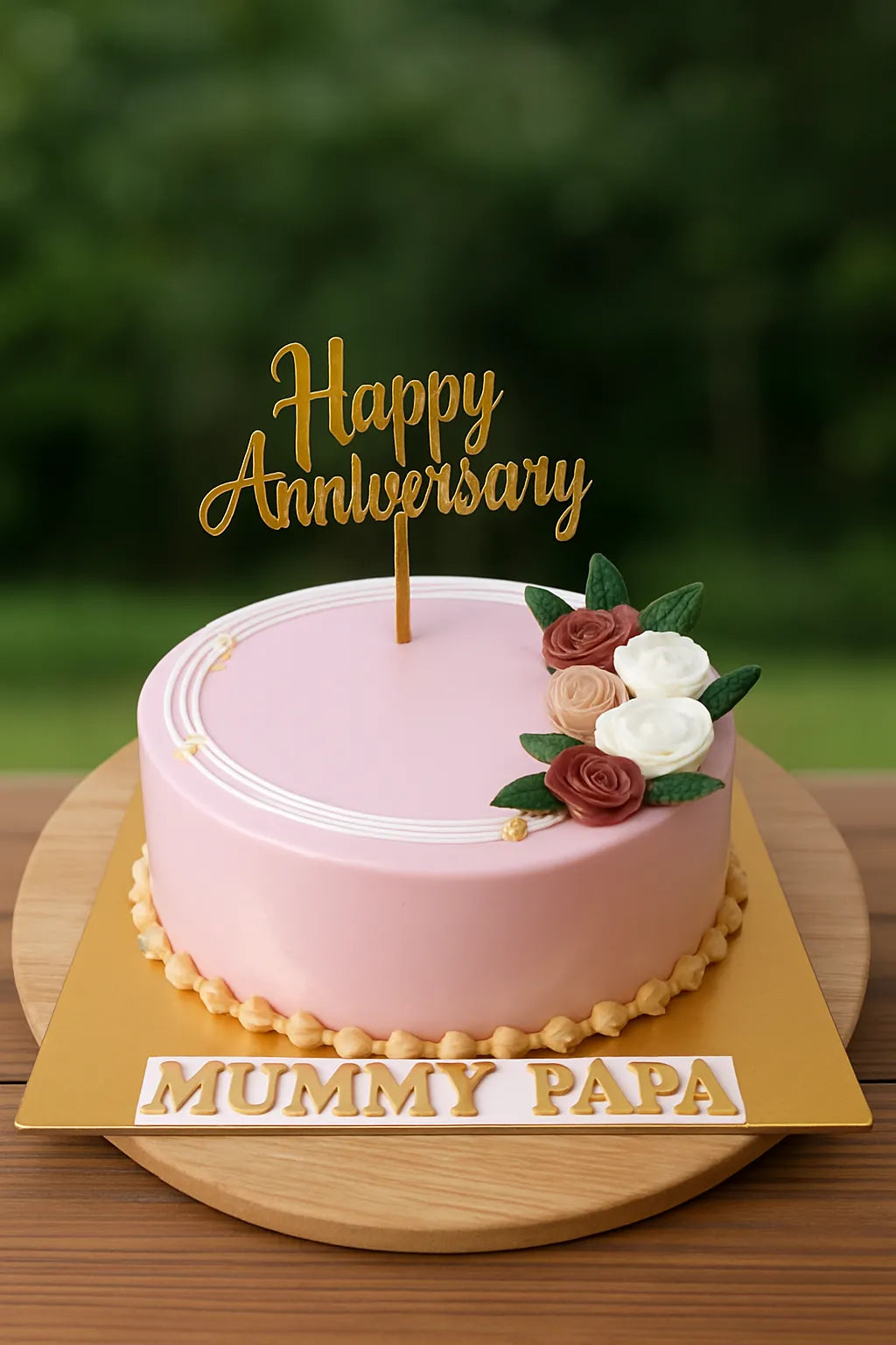 United Souls Anniversary Cake in Meerut-The Baking Kaur