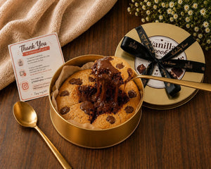 Vanilla with Milk and Dark Chocolate Viral Cookie Tin, The Baking Kaur, Meerut