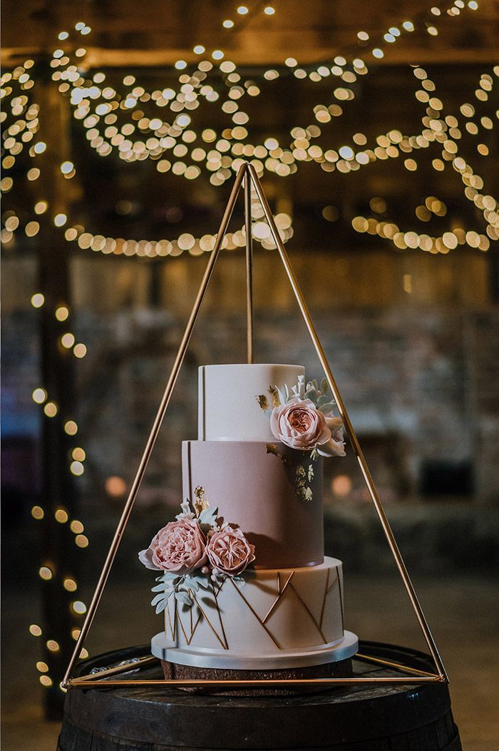 Watercolor Wedding Cake