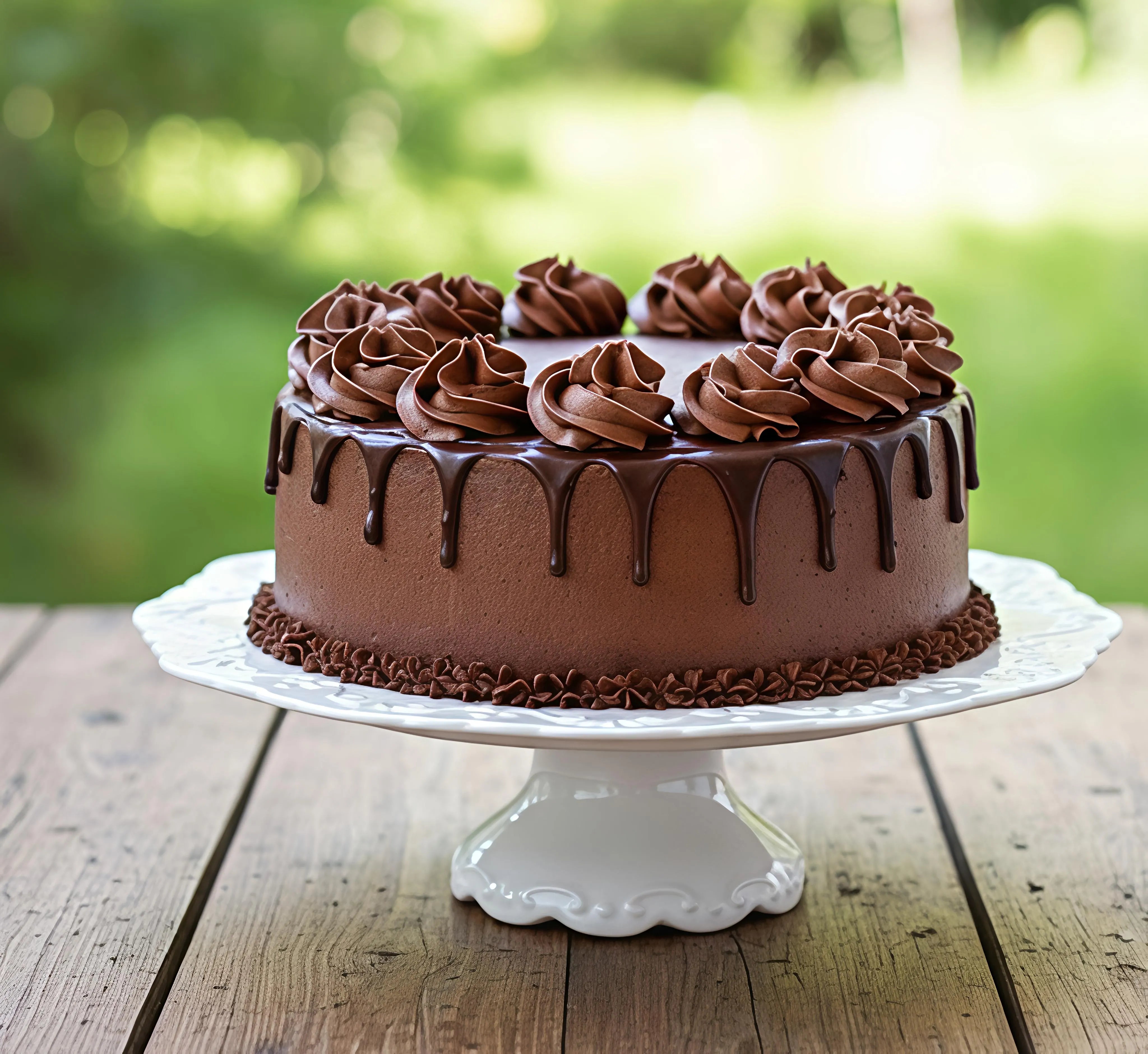 Warm Light Birthday Cake